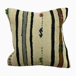 Vintage Decorative Striped Pillow, 1950