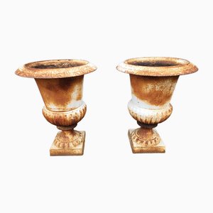 Cast Iron Chalice Garden Vase