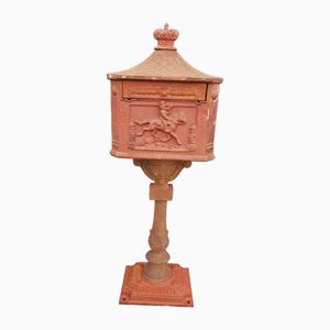 Cast Iron English Letterbox on Leg