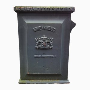 Cassetta delle lettere da parete in ghisa PTT Post Paesi Bassi