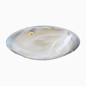 Plafoniere Ceiling Lamp Lamp in Marble Murano Glass from Hillebrand Lighting, 1970s