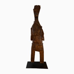 Poro Society Senoufo Artist, Figurative Khorogo Region Statue, 20th Century, Wood