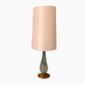 Lámpara de mesa Mod 2206 de latón y vidrio de Max Ingrand para Fontana Arte, años 50