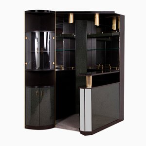 Corner Bar Cabinet, Italy, 1980s
