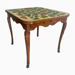 Tavolo da gioco Luigi XV in noce, Francia, fine XVIII secolo