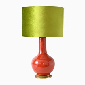 Tischlampe aus Porzellan von Porcelaine De Paris, 1960er