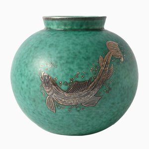 Vaso Argenta di Wilhelm Kåge per Gustavsberg, anni '30