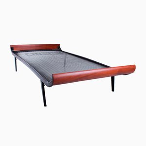 Sofá cama Cleopatra en negro de André Cordemeyer para Auping, años 60