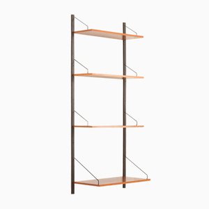 Walnut Wall Unit with Large Shelf by Poul Cadovius for Cado, Denmark, 1960s