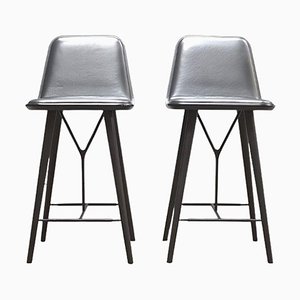 Indor Tabouret de Bar Fredericia Spine avec Rembourrage Gris