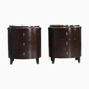 Selva Vendôme Marble Top Bedside Table by Lorenzo Bellini