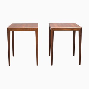 Tavolino in palissandro attribuito a Severin Hansen per Haslev Møbelsnedker, anni '60