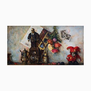 Andrey Kartashov, Sorrow of the Red Austin..., 2023, Giclée Print on Canvas