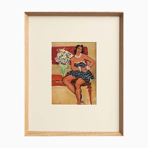 Henri Matisse, Composición figurativa, 1943, Impresión cliché