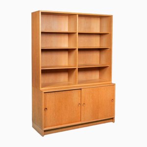 Vintage Minimalist Swedish Blond Wall Unit by Børge Mogensen