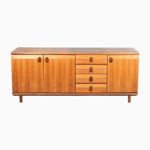 Vintage Sideboard in Walnut from Japandi, 1970s