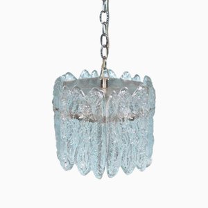 Vintage Glass Hanging Lamp from Orrefors