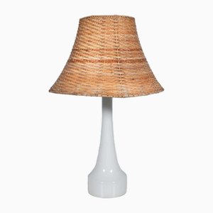 Vintage Glass Table Lamp from Holmegaard