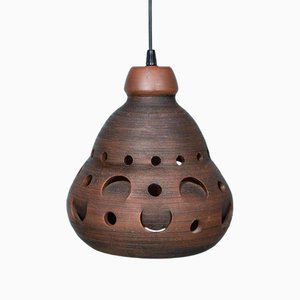 Japandi Hängelampe aus Keramik, 1920er