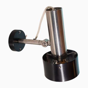 Vintage Wall Spotlight in Stainless Steel, 1960s