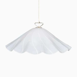 Vintage Glass Hanging Lamp from Kalmar Fazzoletto