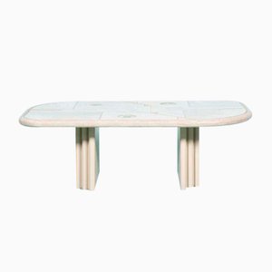 Vintage Travertine Coffee Table, 1980s