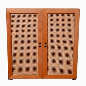 Wardrobe in Rattan and Wood by Derk Jan De Vries, 1960s