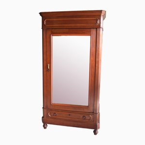 Mueble con espejo de caoba, década de 1880