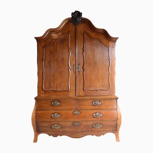19th Century Biedermeier Oak Cabinet
