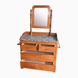 Commode en Chêne avec Miroir
