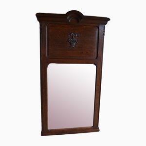 Grand Miroir Art Nouveau en Chêne