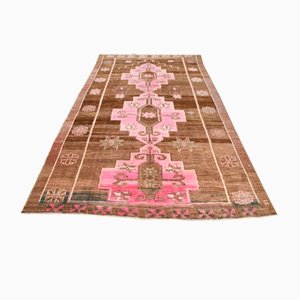 Handgemachter Türkischer Vintage Teppich aus Wolle