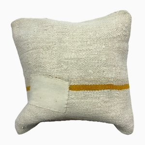 Handmade White Hemp Pillow, 1950