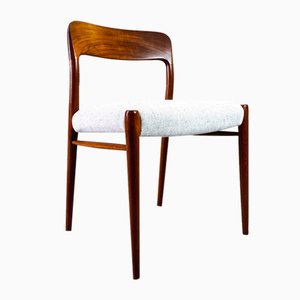 Mid-Century Chairs Model 75 Teak by Niels Otto (N. O.) Møller for J.L. Møllers Møbelfabrik, 1960s