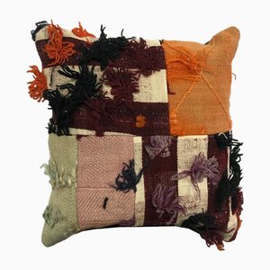 Vintage Anatolian Oushak Pillow Cover, 1950