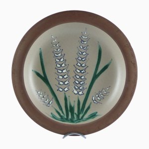 Scandinavian Ceramic Plate, 1960s