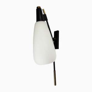 Wandlampe von Maison Arlus, 1950er