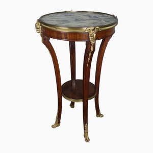 Tavolino Napoleone II con ripiano in marmo
