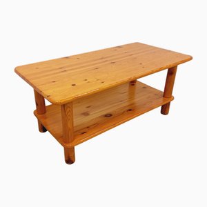 Table Basse Vintage en Pin, 1980s