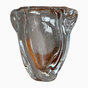 Vase Épais en Cristal de Sèvre Factory, 1950s
