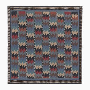 Handmade Square Kilim Flat Woven Rug