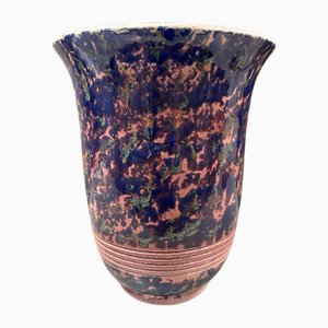 Art Deco Turned Ceramic Vase from Schneider, 1920s