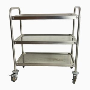 Vintage Steel Service Trolley, 1980s