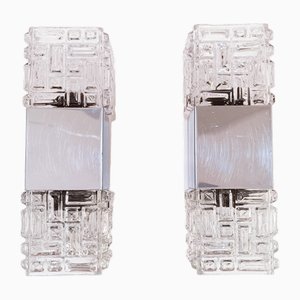 Italian Sconces by Gaetano Sciolari, 1970s, Set of 2