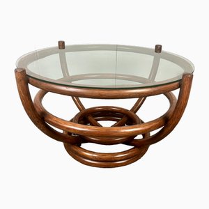 Table Basse Vintage en Bambou