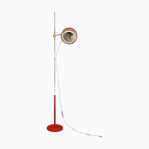 Red Floor Lamp attributed to Josef Hurka, Czechoslovakia, 1970s