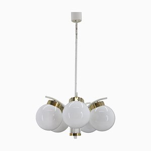 Glass Chandelier attributed to Instala Decin, Czechoslovakia, 1970s