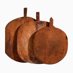 Antique Cutting Boards, 1920s, Set of 3