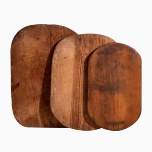 Antique Cutting Boards, 1920s, Set of 3