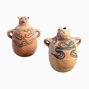 Terracotta Rope Jugs, Mexico, 1970s, Set of 2